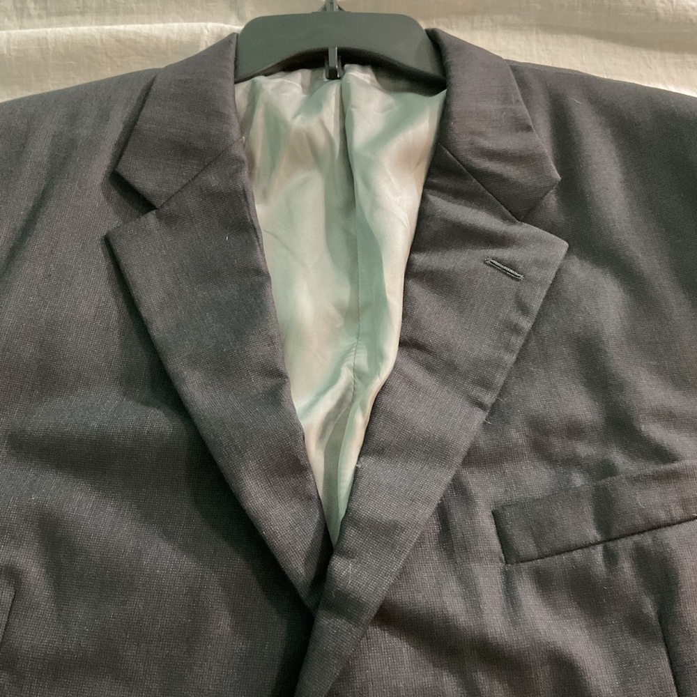 Hickey Freeman Loro Piana Madison Blazer Super 130's 100% Wool Mens 46 R USA - Picture 3 of 10